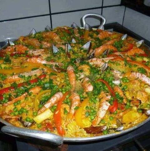 Paella de Frutos do Mar