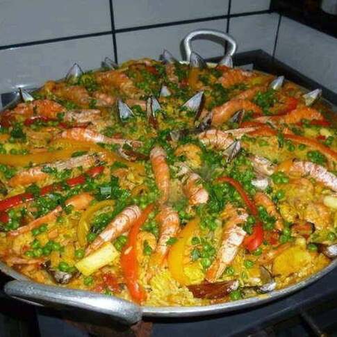 Paella de Frutos do Mar