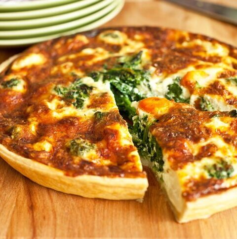 Quiche de Espinafre e Ricota