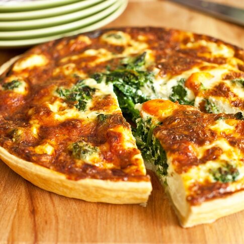 Quiche de Espinafre e Ricota