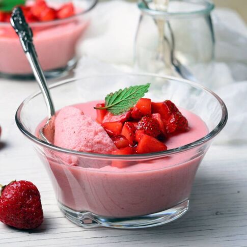 Mousse de Morango