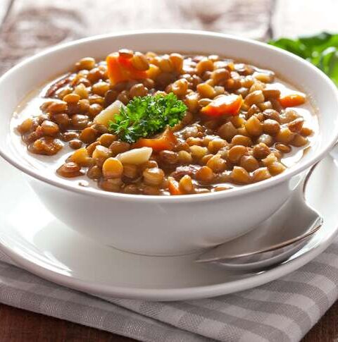 Sopa de Lentilha com Legumes