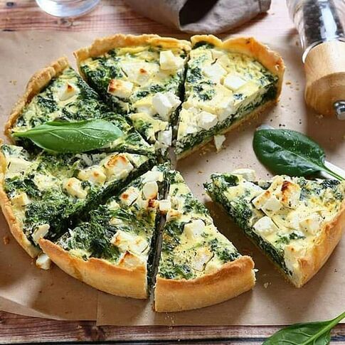 Deliciosa Quiche de Espinafre